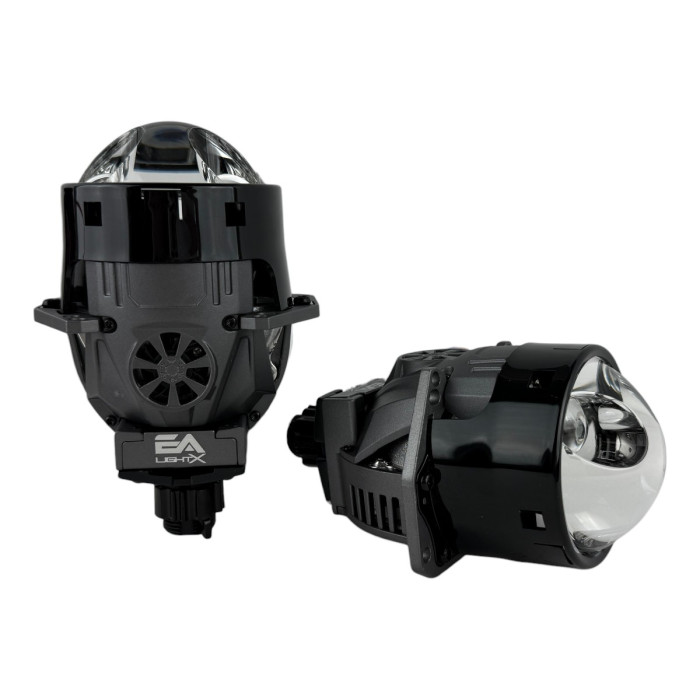 Bi-LED линзы 3.0" X9 EA Light X 55/95W 6000K двойной рефлектор ближний/дальний свет (2 шт.) (03629)