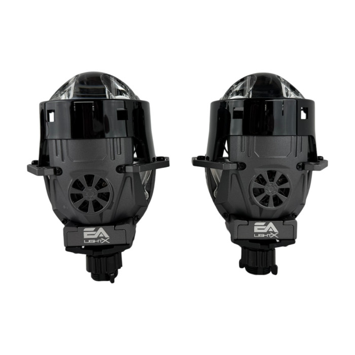 Bi-LED линзы 3.0" X9 EA Light X 55/95W 6000K двойной рефлектор ближний/дальний свет (2 шт.) (03629)