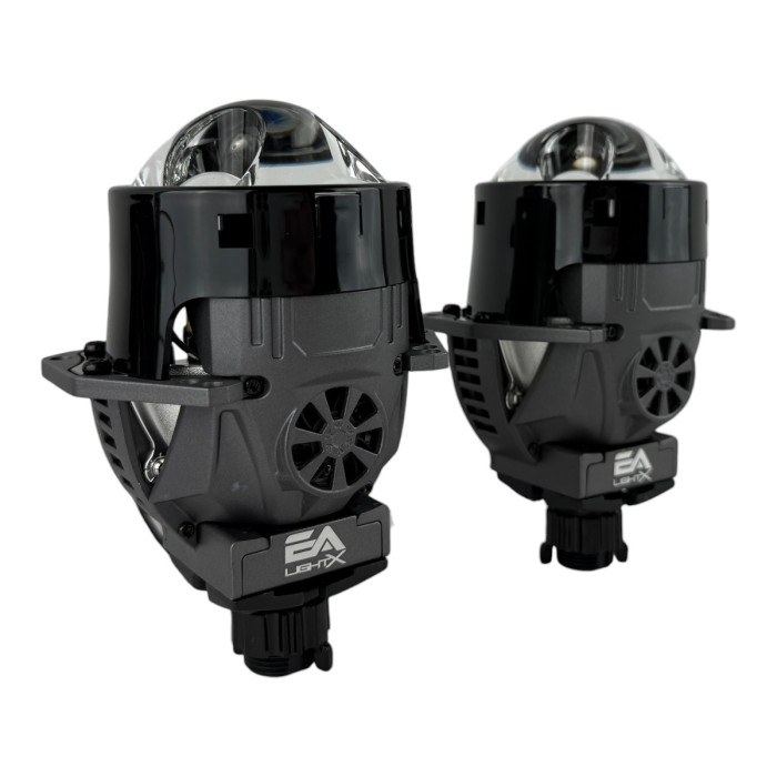 Bi-LED линзы 3.0" X9 EA Light X 55/95W 6000K двойной рефлектор ближний/дальний свет (2 шт.) (03629)