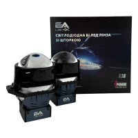 Bi-LED лінзи EA Light X X10 3.0" Blue Lens (Подвійний рефлектор, 72/82W, 6000K)