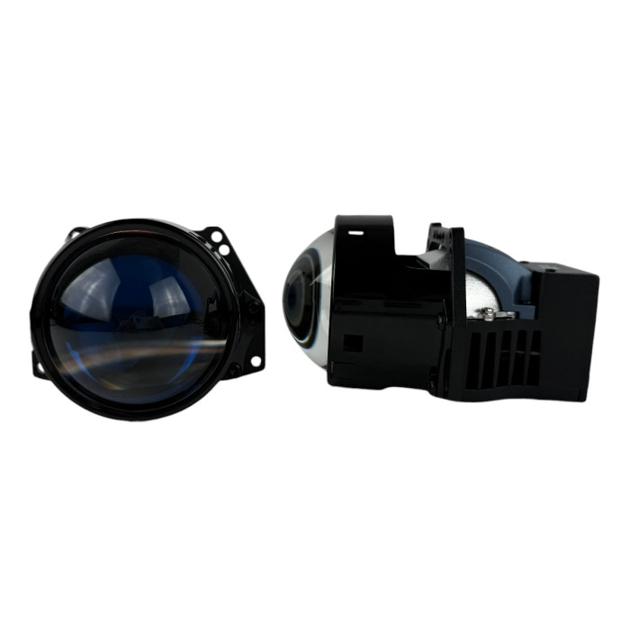 Bi-LED линзы EA Light X X10 3.0" Blue Lens (Двойной рефлектор, 72/82W, 6000K)