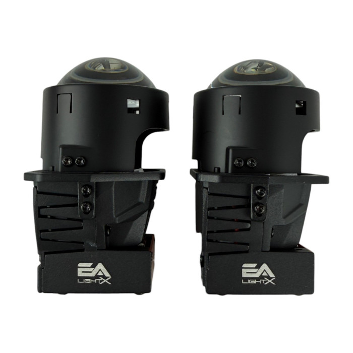 Bi-LED линзы EA Light X X3 Turbo 2.0" Blue Lens (Двойной рефлектор, 55/65W, 6000K)