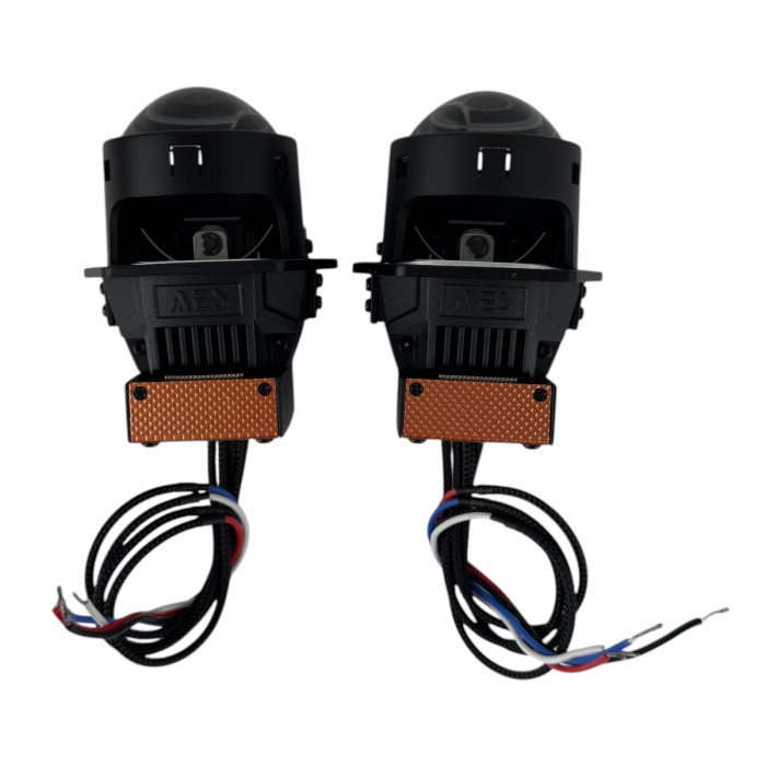 Bi-LED линзы EA Light X X3 Turbo 2.0" Blue Lens (Двойной рефлектор, 55/65W, 6000K)