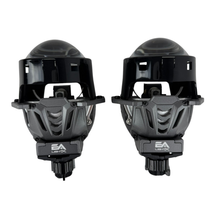 Bi-LED линзы EA Light X X8 3.0" Blue Lens (Двойной рефлектор, 60/70W, 6000K)