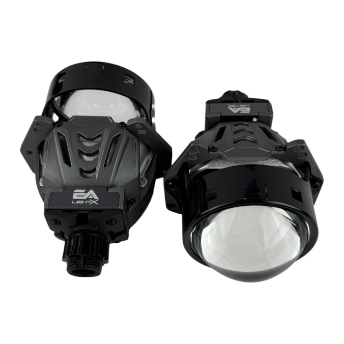 Bi-LED линзы EA Light X X8 3.0" Blue Lens (Двойной рефлектор, 60/70W, 6000K)