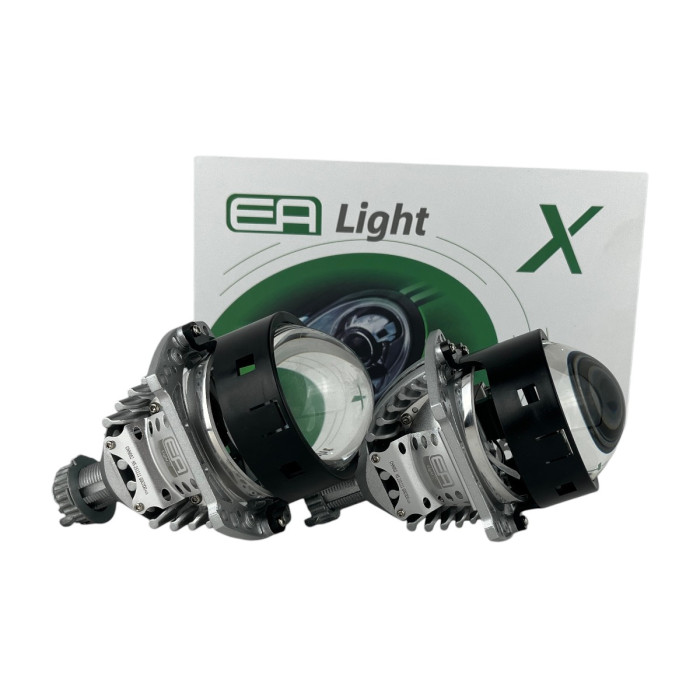 Bi-LED лінзи X1 Light X 3.0" 65/75W 5700K двочіпові, комплект (2 шт.)
