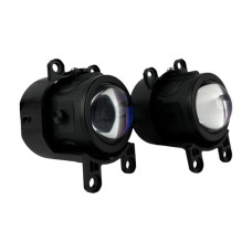 Bi-LED лінзи 2.5" FX-2 EA Light X 52/62W 6000K Blue Lens ближнє/далеке світло (2 шт.) (03635)