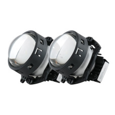 Комплект LED Bi-лінз EA Light X 3" H6 45/50W — 5500K, ближній/далекий, ангельські очі