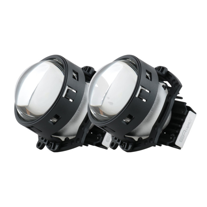 Комплект LED Bi-лінз EA Light X 3" H6 45/50W — 5500K, ближній/далекий, ангельські очі