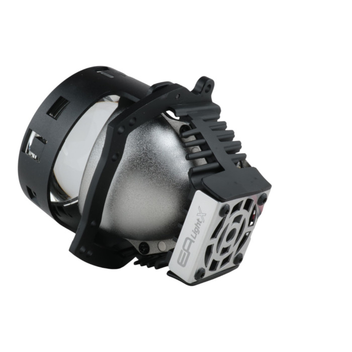 Комплект LED Bi-лінз EA Light X 3" H6 45/50W — 5500K, ближній/далекий, ангельські очі