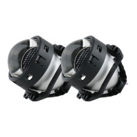 Комплект LED Bi-линз EA Light X 3" H7 + DRL 40/45W — 5500K, ближний/дальний, ангельские глаза