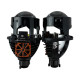 Bi-LED линзы 2.5" X6 EA Light X 40/55W 3000K-6000K двойной рефлектор ближний/дальний свет (2 шт.) (03626)