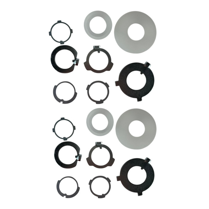 Bi-LED линзы 2.5" X6 EA Light X 40/55W 3000K-6000K двойной рефлектор ближний/дальний свет (2 шт.) (03626)