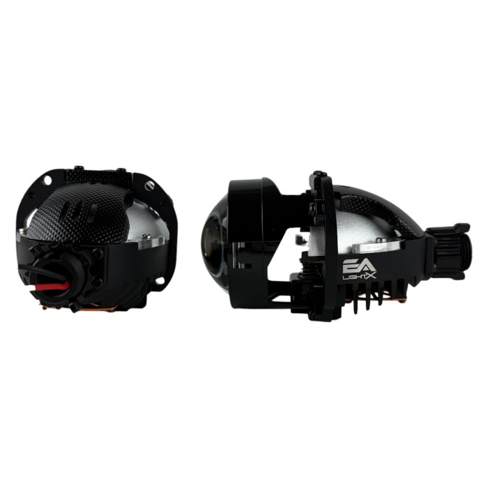 Bi-LED линзы 2.5" X6 EA Light X 40/55W 3000K-6000K двойной рефлектор ближний/дальний свет (2 шт.) (03626)