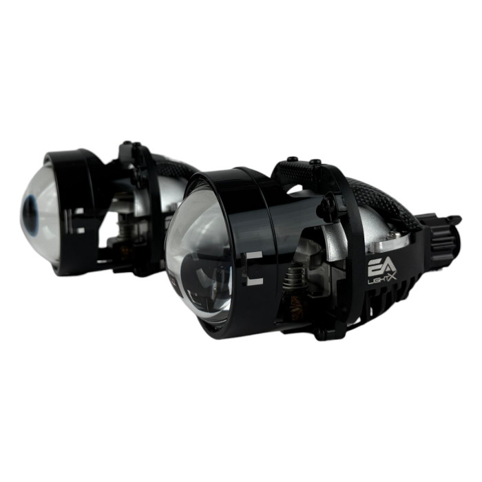 Bi-LED линзы 2.5" X6 EA Light X 40/55W 3000K-6000K двойной рефлектор ближний/дальний свет (2 шт.) (03626)
