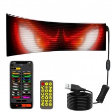 Гибкая LED панель-экран 120x595 мм питание 5V USB графика картинки