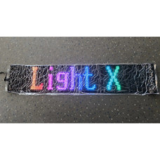 Гибкая LED панель-экран RGB 16x64 (92x374 мм), 1024 светодиода, с пультом и USB