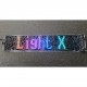Гибкая LED панель-экран 120x595 мм питание 5V USB графика картинки