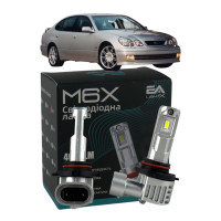 LED лампы Lexus GS 1997-2005 HB3 M6X дальний свет (4000Lm 5500K) / Лексус Gs (комплект 2 шт.)