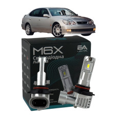 LED лампы Lexus GS 1997-2005 HB3 M6X дальний свет (4000Lm 5500K) / Лексус Gs (комплект 2 шт.)