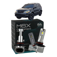 LED лампы Lexus GX 2005- HB3 M6X дальний свет (4000Lm 5500K) / Лексус Gx (комплект 2 шт.)