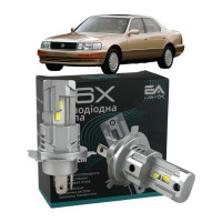 LED лампы Lexus LS 400 1994-2000 H4 M6X ближний/дальний свет (4000Lm 5500K) / Лексус Ls 400 (комплект 2 шт.)