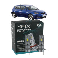LED лампи Mazda 3 I 2003-2009 H7 M6X ближнє світло (4000Lm 5500K) / Мазда 3 (комплект 2 шт.)