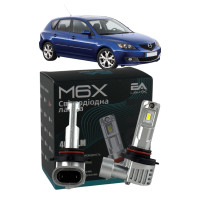 LED лампи Mazda 3 I 2003-2009 HB3 M6X дальнє світло (4000Lm 5500K) / Мазда 3 (комплект 2 шт.)