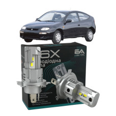 LED лампы Mazda 323 (BA) 1994-1998 H4 M6X ближний/дальний свет (4000Lm 5500K) / Мазда 323 (комплект 2 шт.)