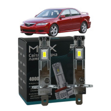 LED лампи Mazda 6 I 2002-2008 H1 M6X дальнє світло (4000Lm 5500K) / Мазда 6 (комплект 2 шт.)