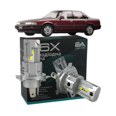 LED лампи Mazda 626 (GD/GV) 1987-1997 H4 M6X ближнє/дальнє світло (4000Lm 5500K) / Мазда 626 (комплект 2 шт.)