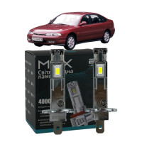 LED лампы Mazda 626 IV (GE) 1991-1997 H1 M6X дальний свет (4000Lm 5500K) / Мазда 626 (комплект 2 шт.)
