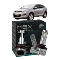 LED лампы Mazda CX-7 2006- HB3 M6X дальний свет (4000Lm 5500K) / Мазда Сх 7 (комплект 2 шт.)