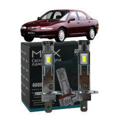 LED лампи Mazda Xedos 6 1992-1999 H1 M6X ближнє світло (4000Lm 5500K) / Мазда Кседос 6 (комплект 2 шт.)