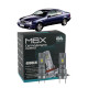 LED лампы Mercedes CLK-Class (W208) 1997-2002 H7 M6X ближний свет (4000Lm 5500K) / Мерседес Clk (комплект 2 шт.)
