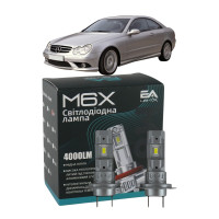 LED лампи Mercedes CLK-Class (W209) 2002-2009 H7 M6X дальнє світло (4000Lm 5500K) / Мерседес Clk (комплект 2 шт.)