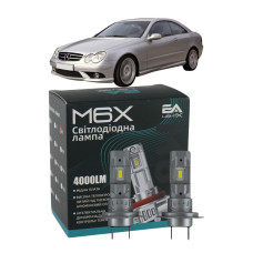 LED лампы Mercedes CLK-Class (W209) 2002-2009 H7 M6X дальний свет (4000Lm 5500K) / Мерседес Clk (комплект 2 шт.)