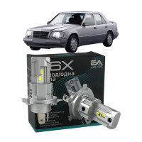 LED лампи Mercedes E-Class (W124) 1984-1995 H4 M6X ближнє/дальнє світло (4000Lm 5500K) / Мерседес E Клас (комплект 2 шт.)