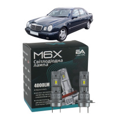 LED лампи Mercedes E-Class (W210) 1995-2002 H7 M6X ближнє світло (4000Lm 5500K) / Мерседес E Клас (комплект 2 шт.)