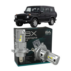 LED лампы Mercedes G-Class 1990- H4 M6X ближний/дальний свет (4000Lm 5500K) / Мерседес G Класс (комплект 2 шт.)