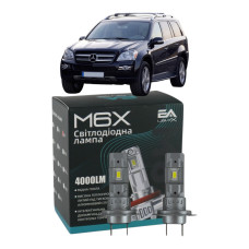 LED лампы Mercedes GL-Class 2006-2012 H7 M6X ближний свет (4000Lm 5500K) / Мерседес Gl (комплект 2 шт.)