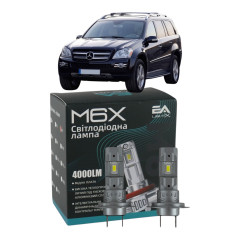 LED лампи Mercedes GL-Class 2006-2012 H7 M6X дальнє світло (4000Lm 5500K) / Мерседес Gl (комплект 2 шт.)