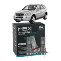 LED лампы Mercedes M-Class (W164) 2005-2011 H7 M6X ближний свет (4000Lm 5500K) / Мерседес Ml (комплект 2 шт.)