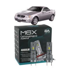 LED лампи Mercedes SLK-Class (R170) 1996-2004 H7 M6X дальнє світло (4000Lm 5500K) / Мерседес Slk (комплект 2 шт.)