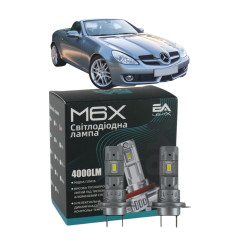 LED лампи Mercedes SLK-Class (R171) 2004-2011 H7 M6X ближнє світло (4000Lm 5500K) / Мерседес Slk (комплект 2 шт.)