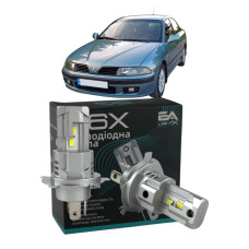 LED лампи Mitsubishi Carisma 1995-2006 H4 M6X ближнє/дальнє світло (4000Lm 5500K) / Мітсубісі Карізма (комплект 2 шт.)