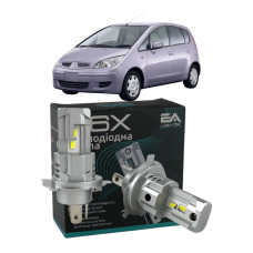 LED лампи Mitsubishi Colt 1995-2005 H4 M6X ближнє/дальнє світло (4000Lm 5500K) / Мітсубісі Кольт (комплект 2 шт.)