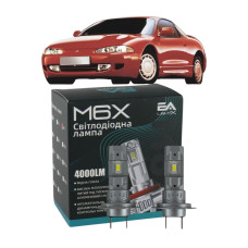 LED лампи Mitsubishi Eclipse 1994-1999 H7 M6X ближнє світло (4000Lm 5500K) / Мітсубісі Екліпс (комплект 2 шт.)