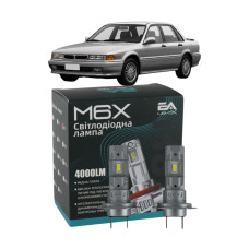LED лампи Mitsubishi Galant VI 1996-2004 H7 M6X ближнє світло (4000Lm 5500K) / Мітсубісі Галант (комплект 2 шт.)