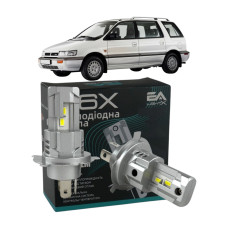 LED лампы Mitsubishi Space Wagon 1991- H4 M6X ближний/дальний свет (4000Lm 5500K) / Митсубиси Спейс Вагон (комплект 2 шт.)